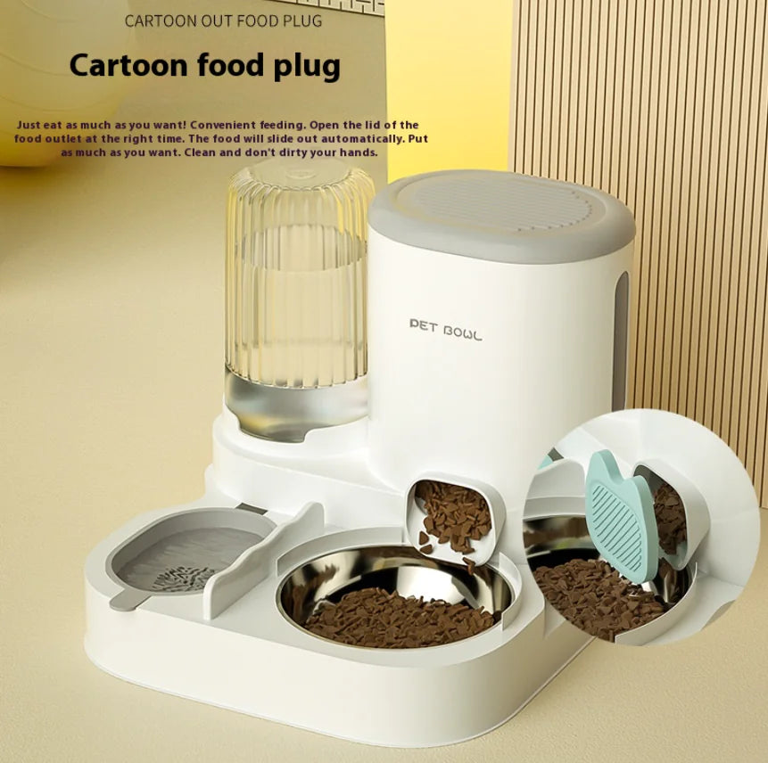 Automatic Cat Water & Food Bowl
