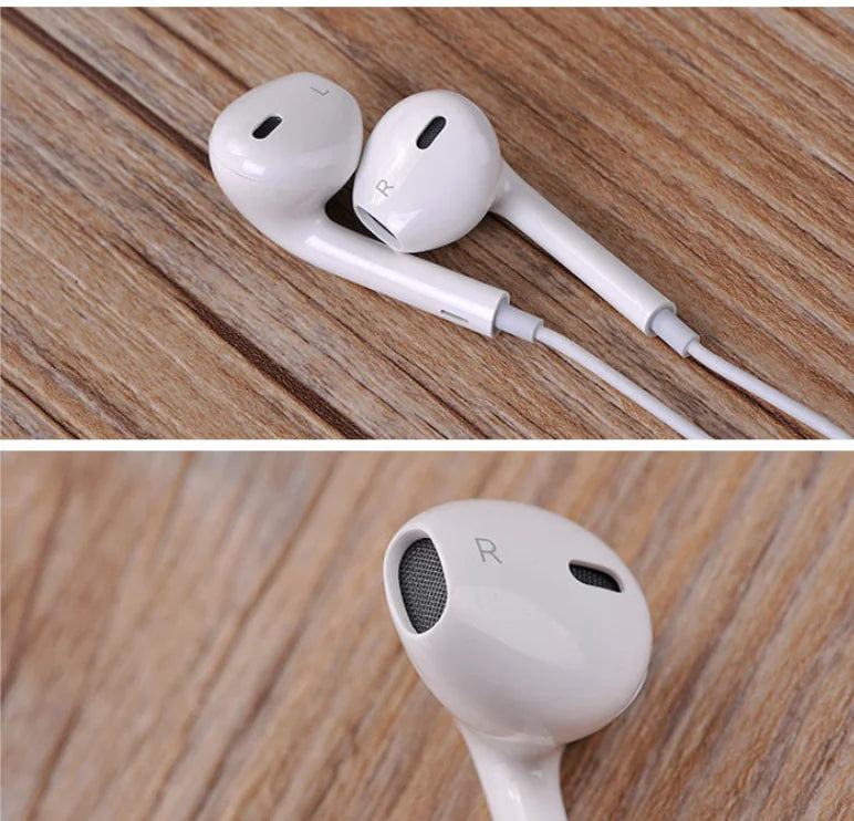 Wired Earphones with Round Hole for Mobile Devices