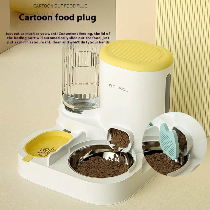 Automatic Cat Water & Food Bowl