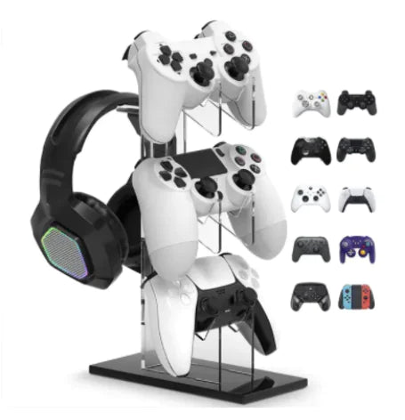 Universal Controller Stand with Headphone Holder (PS5/PS4)