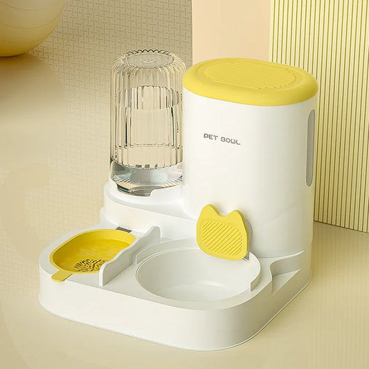 Automatic Cat Water & Food Bowl
