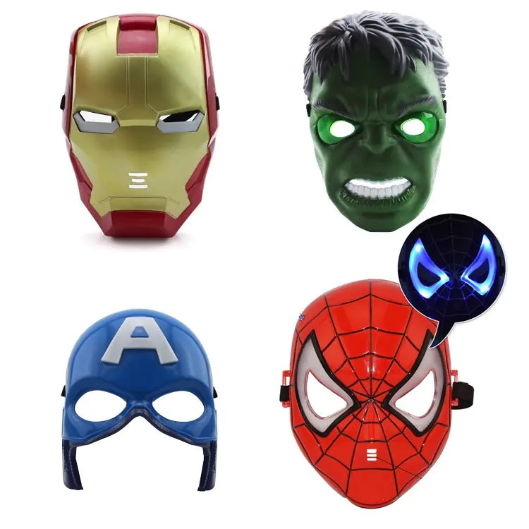 Children's LED Masks - Batman, Spider-Man, Iron Man