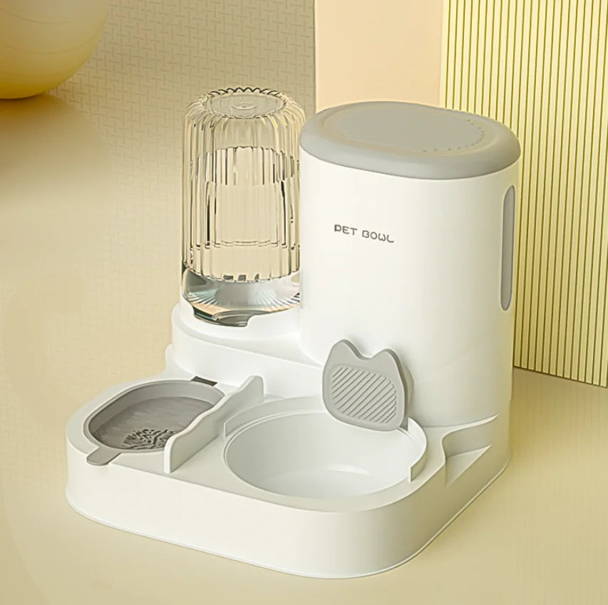 Automatic Cat Water & Food Bowl